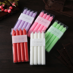 Bougie de mariage en cire de paraffine originale, blanche, en forme de bâton, pour les fêtes de mariage et les anniversaires - Product Image 6