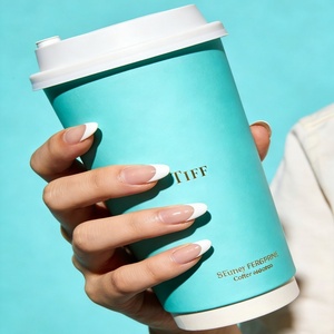 แก้วกาแฟกระดาษคราฟท์แบบใช้แล้วทิ้ง เป็นมิตรกับสิ่งแวดล้อม แบบผนังเดี่ยวและผนังคู่ สำหรับเครื่องดื่มร้อน พร้อมฝาปิด ขนาด 12 ออนซ์ 16 ออนซ์ แก้วกระดาษสำหรับร้านกาแฟ - Product Image 6