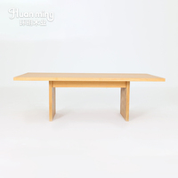 Luxe moderne grande table basse rectangulaire en bois ensemble pour salon hôtel canapé multifonction extensible meubles Design 2025