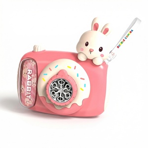 Pistola de <span class=keywords><strong>Burbujas</strong></span> Eléctrica para Niños Starlink HL039D Rosa, Juguete de Verano para Exteriores con Cámara, Funciona con Pilas AA, de Plástico, con Forma de Conejo, 34 ml de Agua para <span class=keywords><strong>Burbujas</strong></span>, para Niños de 8 a 13 Años - Product Image 1