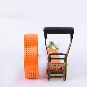 <span class=keywords><strong>Sangle</strong></span> de cerclage à cliquet haute résistance en polyester tissé serré <span class=keywords><strong>pour</strong></span> le transport de machines industrielles - Product Image 6