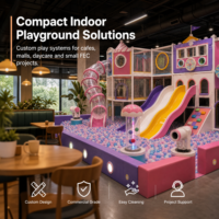 Parque Infantil Temático Ciudad de Juegos Castillo Real TUV Mini Escenario Comercial Puente Pasarela Piscina de Bolas Entrega Llave en Mano Operador FEC