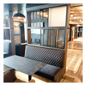 Chin Fabricado en fábrica de alta calidad Restaurante Cabina Asiento Cojín suave Banco Sofá para bares Restaurantes y hoteles - Product Image 3