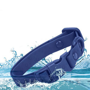 KingHon Dog <b>Collar</b> Pet Lead Leash Strong Heavy Duty Waterproof Rubber Pvc Coated Fashion Dog <b>Collar</b> for Medium Large Dogs - Product Image 2