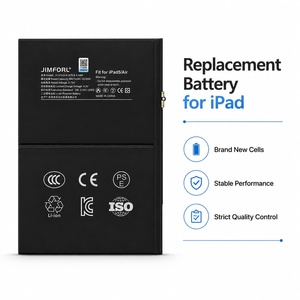 <span class=keywords><strong>แบ</strong></span><span class=keywords><strong>ต</strong></span>เตอรี่โรงงาน JIMFORL สำหรับ <span class=keywords><strong>iPad</strong></span> 2 3 4 5 6 7 8 9 <span class=keywords><strong>แบ</strong></span><span class=keywords><strong>ต</strong></span>เตอรี่ทดแทน A1432 Mini 1 สำหรับ <span class=keywords><strong>iPad</strong></span> <span class=keywords><strong>Pro</strong></span> 9.7 10.5 12.9 11 - Product Image 1