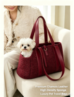 Sac de transport imperméable en PU pour petits chiens - Portable, idéal pour la plage, fabriqué au Guangdong