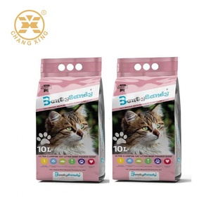 Bolsa de Embalaje para Arena de Gato Vacía, de Nailon/PE Laminado Coex, de 5L/10L, con Fuelle Lateral de Plástico Seguro, con 3 Orificios para Asa - Product Image 2