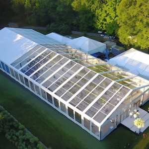 Nhà Máy Giá 2025 Mới Sang Trọng 20x30 20x40 Lớn Ngoài Trời PVC marquee Rõ Ràng <span class=keywords><strong>Top</strong></span> Lều Khung Nhôm Đám Cưới Đảng Lều Để Bán - Product Image 3