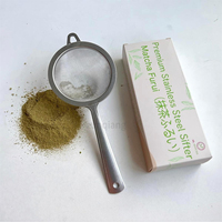 Ensemble d'outils à matcha en acier inoxydable en gros : cuillères doseuses, boîtes à matcha, tamis à matcha – Ustensiles à thé avec logo personnalisé
