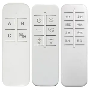 Customized 4/6/8 buttons Electric Screen Remote Small Appliance IR Remote Control for Smart Home system