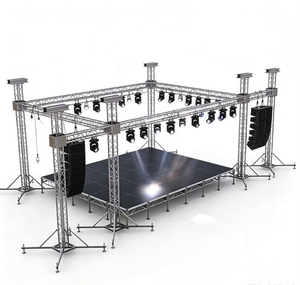 Structure d'échafaudage portable en aluminium 6061 avec cadre galvanisé pour éclairage de scène et spectacles, anodisation anti-corrosion - Product Image 3