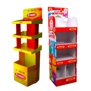 Posベビー用品キャンディーおもちゃガラス瓶床段ボールポップアップ紙床段ボールディスプレイスタンドラック - Product Image 1