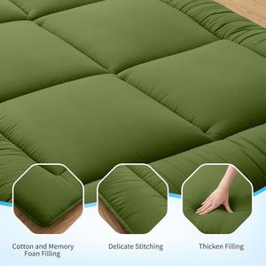 Addensare Memory Foam <span class=keywords><strong>Futon</strong></span> materasso portatile Roll-up pieghevole lettino giapponese stile Tatami spedito - Product Image 5