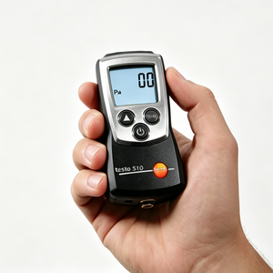 Manómetro Diferencial y Medidor de la Serie Testo 510 de Alta Precisión 0.01 HPa para Pruebas de Conductos en Cuartos Limpios - Product Image 4