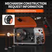 Soudeuse MIG 200 220V sans gaz, machine à souder MIG sans gaz, fil fourré 0,8-1,0 mm, onduleur IGBT