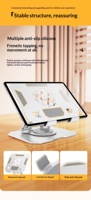 Nouveau magasin d'usine chaud ZJ-033- Guangdong fait moule privé paresseux Dissipation thermique tablette PC support en métal 360 pliant rotatif