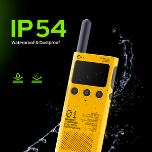 BEEBEST A101OS Lito Walkie Talkie PMR/FRS/UHF con Cambio Libre de Banda, PTT de Dedo, Programación por APP, <span class=keywords><strong>VOX</strong></span> Ultrafino de 14mm, Radio de Banda Amateur para Ciclismo - Product Image 4
