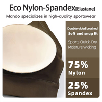Sportbeha met verstelbare dunne bandjes, rugloos, en high waist leggings zonder camel toe effect, 2-delige set voor dames.