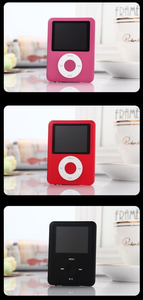 Mini lecteur MP3 avec écran LCD et bouton rotatif, couleur verte, pour écouter de la musique, en alliage d'aluminium - Product Image 4
