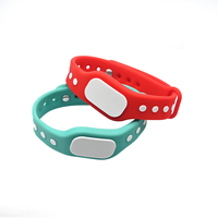 Bracelet RFID en silicone, contrôle d'accès NFC, puce NTAG213, impression de logo personnalisée, étanche, résistant aux intempéries, nouvelle arrivée