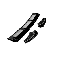 Difusor de Parachoques Trasero ABS Negro Brillante Línea S para Audi A3 S3 8Y 2020 2024