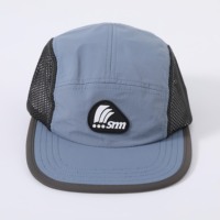 Casquette de camping légère en nylon à visière plate, non structurée, à 5 panneaux en maille, séchage rapide, pour le sport et la course en trail – Vente en gros