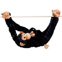 Peluche singe accrochable aux bras et jambes du zoo, jouet animaux de la jungle doux, personnalisé, 1 pièce
