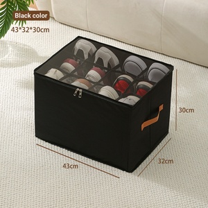 직사각형 접이식 친환경 침대 밑 신발 정리함 (투명창 포함, 옷장 서랍용) - Product Image 6