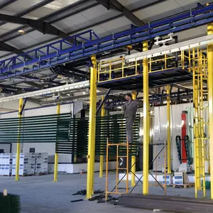 Fully automatic aluminium frame Profiles paint line conveyor