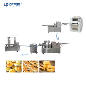 Automatic wife cake Forming Kneading aligning Shortbread making machine pie puff pastry production line