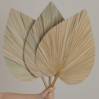 Arche de toile de fond de mariage bohème Naturecho en feuilles de palmier séchées et fleurs naturelles, centre de table – Accessoires de photographie longue durée DIY