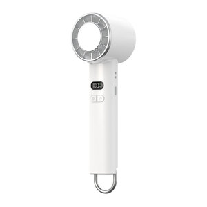 Handheld Fan With <b>Digital</b> Display Brushless Motor Bladeless Portable Cooling Fan 100 Speed <b>Levels</b> Turbine Airflow - Product Image 4
