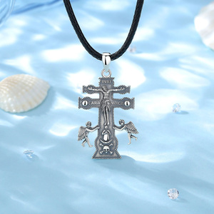 <span class=keywords><strong>Collar</strong></span> Merryshine <span class=keywords><strong>Caravaca</strong></span> S925 para Hombre, <span class=keywords><strong>Cruz</strong></span> de Jesús Ankh, Joyería de Lujo Personalizada, Antideslustre, Plata de Ley 925 - Product Image 4