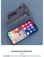 Vente en gros F12 3 axes pliable Smartphone Caméra AI suivi du visage prise de vue en accéléré stabilisé flexible magnétique de poche