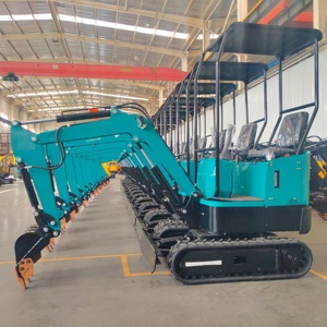 Mini-excavatrice japonaise de 1 tonne à chenilles en caoutchouc, avec moteur et chenilles, garantie 1 an, pour le terrassement - Product Image 2