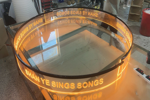 Biểu tượng tùy chỉnh treo tường quảng cáo biển Ngoài trời Acrylic Hộp đèn irrregular chiếu sáng treo cho cửa hàng - Product Image 5