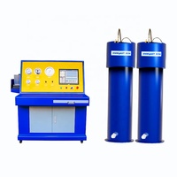 Equipo de Prueba Hidráulica para Tanques de Gas, Máquina de Prueba de Presión Hidrostática para Cilindros de Oxígeno/Nitrógeno/Hidrógeno/GLP o CO2