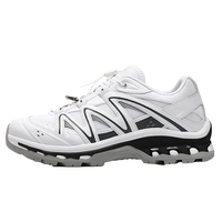Chaussures de course d'extérieur légères, respirantes, amortissantes, avec empeigne en mesh et lacets, pour le printemps/été
