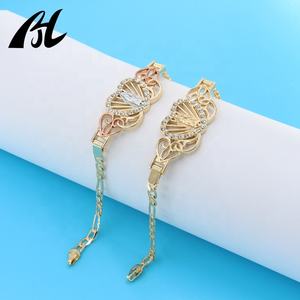 Женский позолоченный браслет с бабочкой, 18 карат, 14 карат - Product Image 4