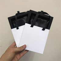 Boîte à bijoux avec logo personnalisé carré en papier carton tiroir cadeau avec poignée en satin pour ranger bracelets colliers boucles d'oreilles bagues