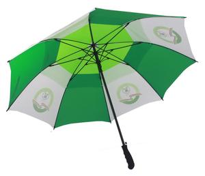 İngiltere bayrağı Golf şemsiyesi otomatik açık Pongee düz tasarım UV dayanıklı promosyon yağmur koruma - Product Image 3