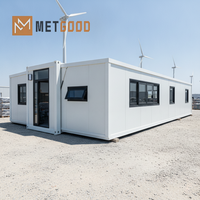 METGOOD Casa Prefabricada Minimalista de Acero Blanco para el Sudeste Asiático |   Cabaña Móvil Expandible para Vivienda Autónoma, con Garantía de 5 Años