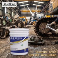 Gemuk Litium Kompleks Suhu Tinggi EP -25C hingga 200C untuk Bantalan Industri, Roda, Hub, CV Joint, Excavator, Konstruksi, Pertanian