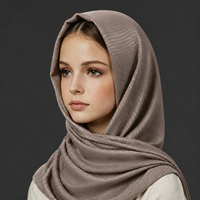 Tissu Hijab Enfant B5 – Petite Commande – Tissu Polyester Léger et Respirant à Carreaux et Rayures en Satin pour Foulard Quotidien Décontracté pour Enfants