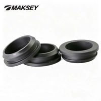 MAKSEY 42.6/44.6/46.6/48.6/50.6mm Passe-câble rond creux, bouchon d'étanchéité, bouchon en T, bouchon en caoutchouc double face, protecteur de câble