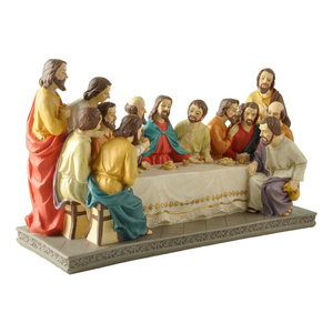 Figura de Resina Weivista de <span class=keywords><strong>la</strong></span> Última <span class=keywords><strong>Cena</strong></span>, Estatua de <span class=keywords><strong>la</strong></span> Sagrada Familia, Decoración Religiosa de Jesús para el Hogar - Product Image 5
