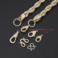 Jxx femmes en gros bijoux 14K / 24K plaqué or chaîne cubaine hommes Collier personnalisé Becher Chain