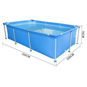 Funsicle 7ft Rechthoekig Zwembad 2.1x1.5x0.61m Tuin Duurzaam Zwembad voor Volwassenen 3-laags PVC Gelamineerd Materiaal Inclusief - Product Image 2
