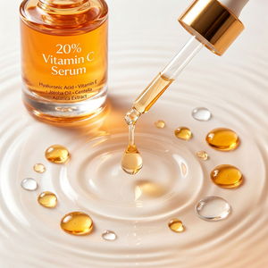 Sérum à 20% de vitamine C, hydratant, atténue les marques d'acné, unifie le teint, anti-âge, soin hydratant pour le visage - Product Image 5