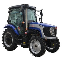 Tracteurs agricoles à roues de 50HP, 60HP, 70HP, 80HP, 90HP, 100HP, modèles performants, avec charrue à neige, machine de labour et disques de labour